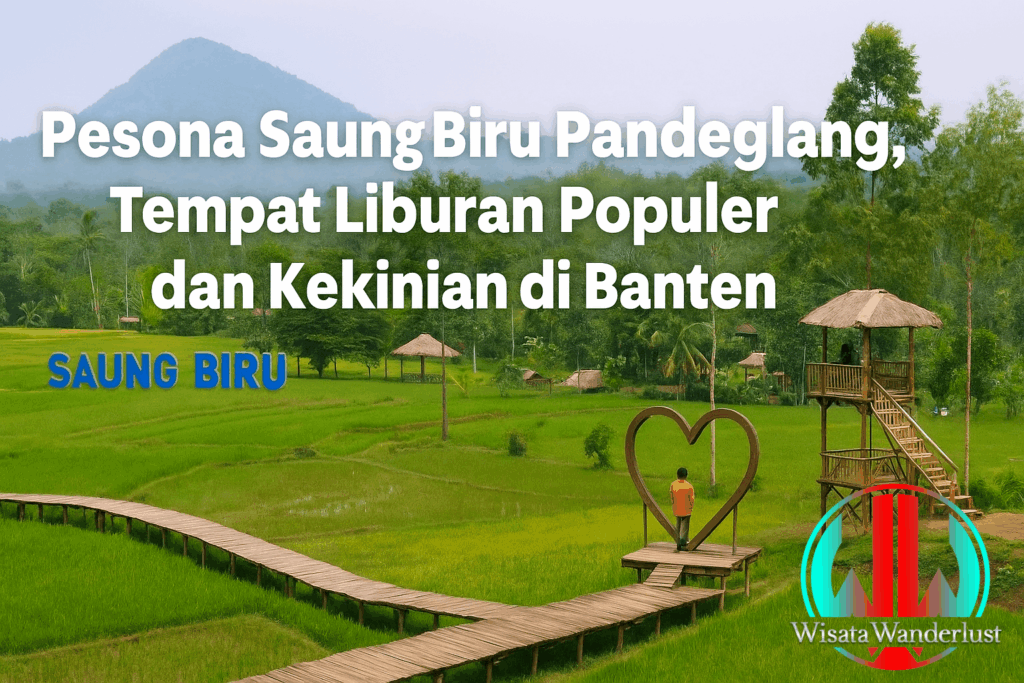 Pesona Saung Biru Pandeglang, Tempat Liburan Populer dan Kekinian di Banten
